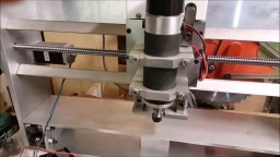 Costruzione di una CNC con guide e cuscinetti a "V", DIY CNC - video 3/3